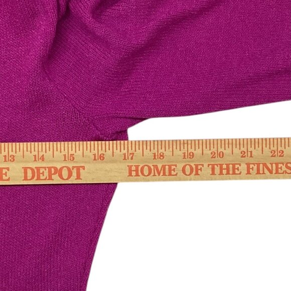 Vintage Don Sayres For Wellmore Wool Blend‎ Pink Beaded Sweater Dress Size 10 - Picture 4 of 7